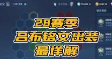 吕布出装和铭文攻略（吕布出装铭文攻略，助你成为战场上的无敌猛虎）